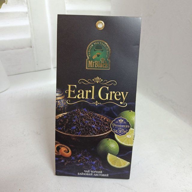 Чай Mr.Black чорний Earl Grey, 90г