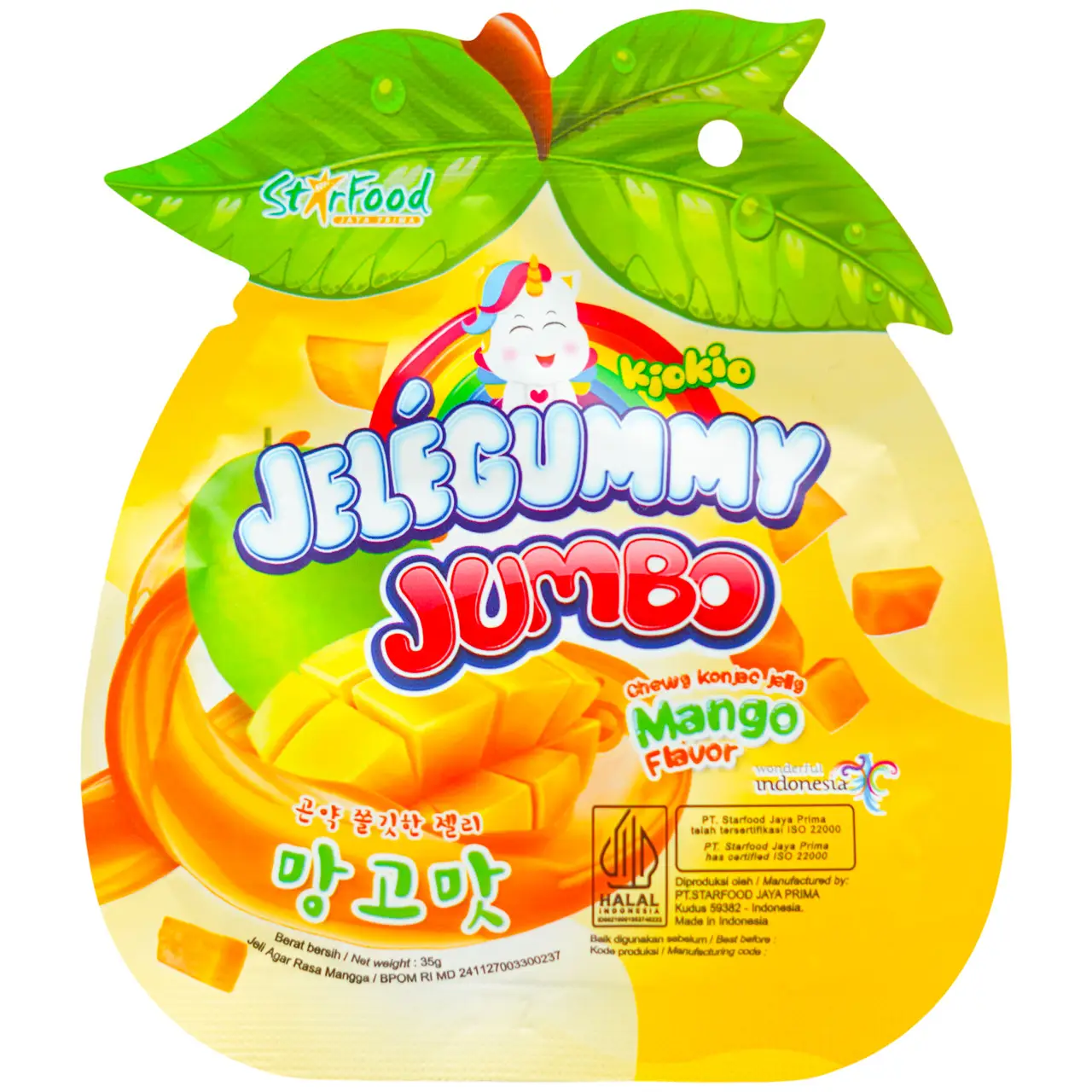 Желейки Jumbo  (лічі, манго, клубника)  35 гр