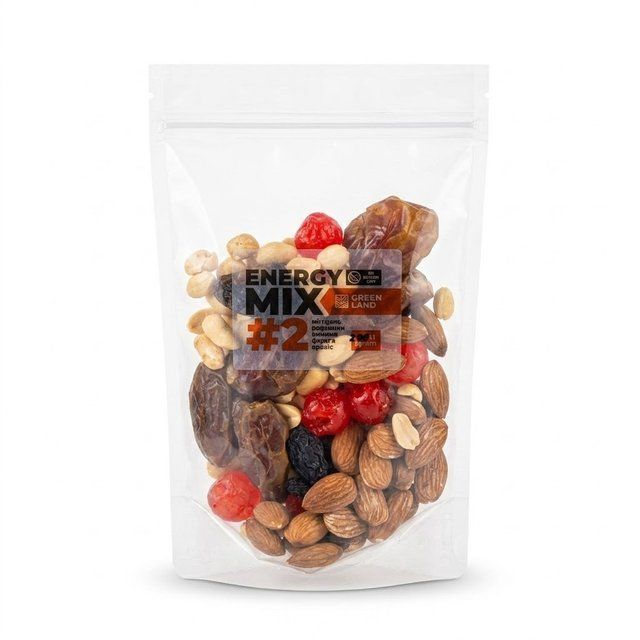 Смесь орехово-сухофруктная MIX 2, 200 г, Green Lane
