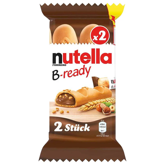 Батончики Нутелла Nutella B-ready 2st 44g