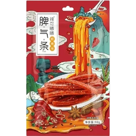 Снек Латяо Latiao Extra Spicy Flavor (екстра гострі),  92 г.