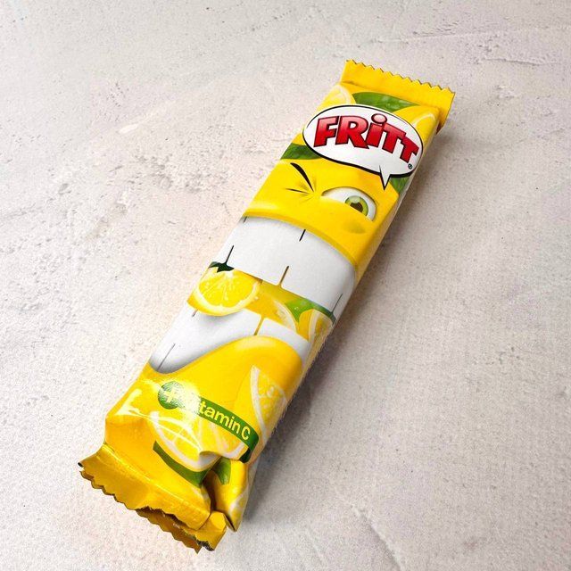 Жувальні цукерки зі смаком лимона і витаміном С Fritt 70 г