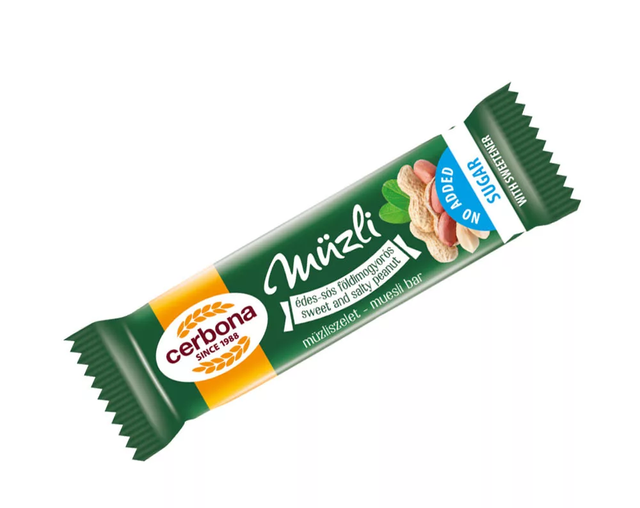 Арахісовий мюслі-батончик Cerbona Muesli Bar (20 g)