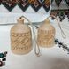 Деревянный резной колокольчик-оберег