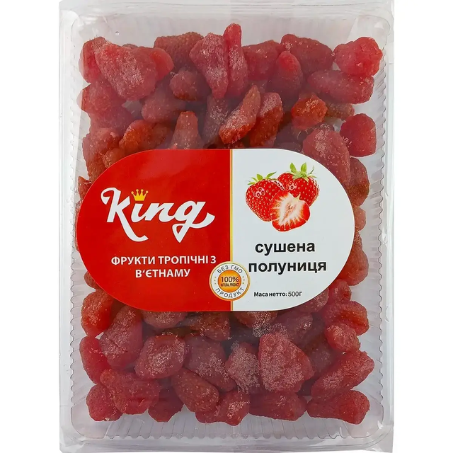Клубника сушеная King 500 г