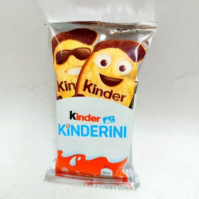 Печиво Kinder Kinderini хрустке з какао-молочним декором 25  г