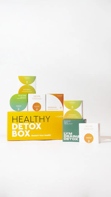 HEALTHY DETOX BOX Restart Your Health Глибока комплексна детоксикація та відновлення Choice