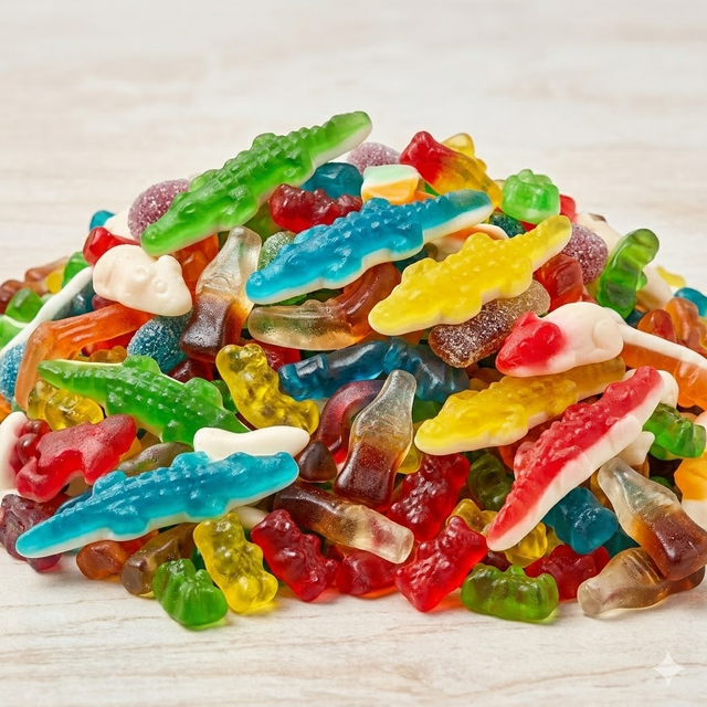 Желейні цукерки Trolli Асорті 100 гр