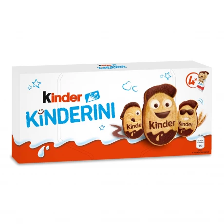 Печиво Kinder Kinderini хрустке з какао-молочним декором 100 г ТЕРМІН ДО 16.03.2026