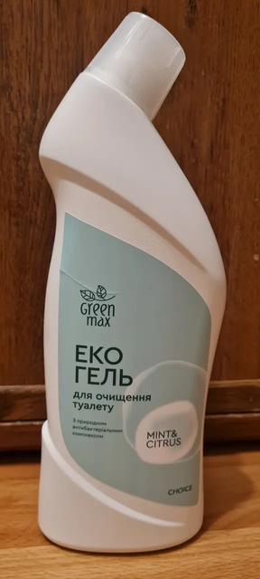 Екогель для очищення туалету Mint & Citrus 850 мл