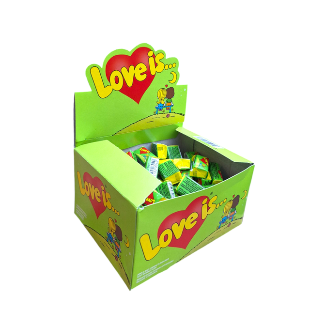 Жевательная резинка Love is яблоко &ndash; лимон 100 шт