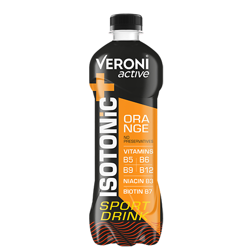 Изотонический напиток VERONI Aсtive со вкусом апельсина 555 мл