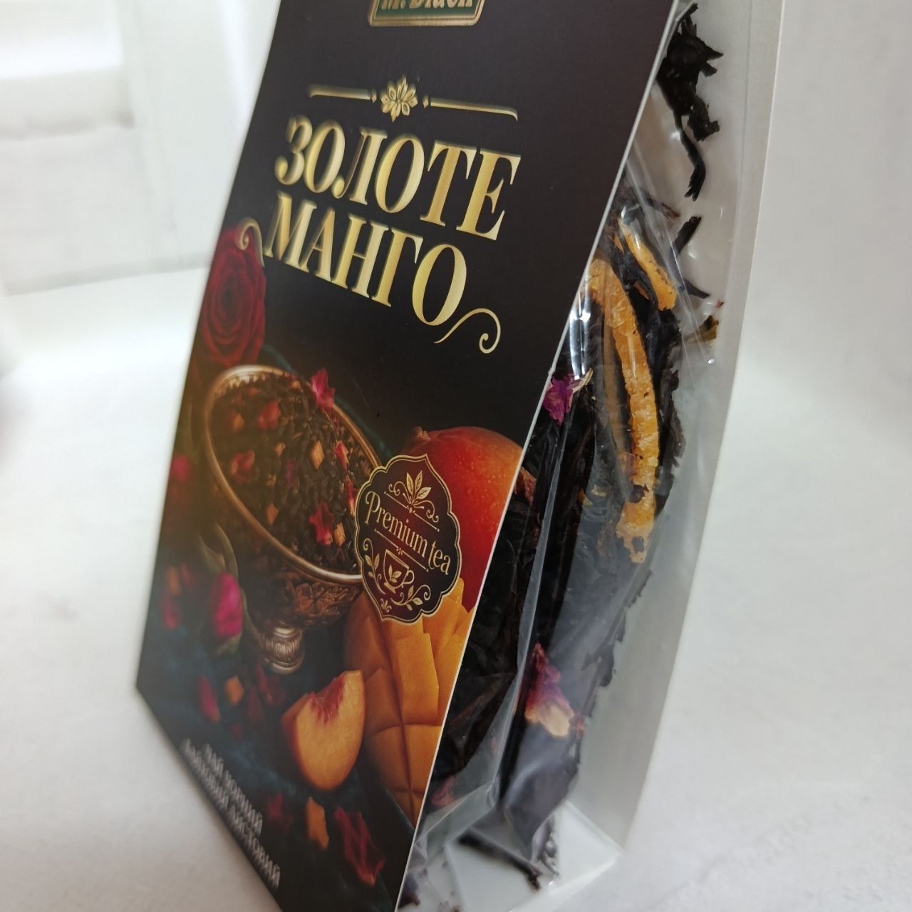 Чай Mr.Black чорний Золоте Манго, 90г