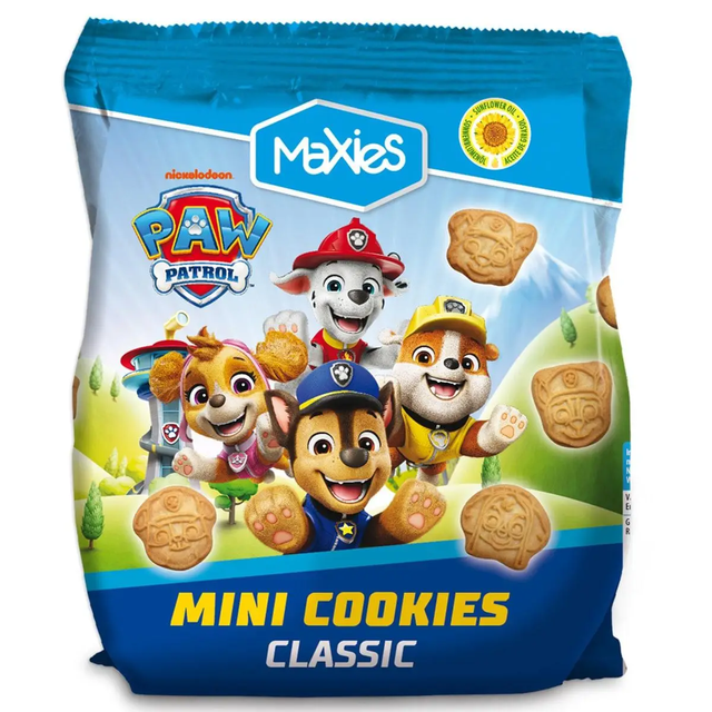 Міні-печиво ванільне Щенячий патруль MaXies Disney, 250 г