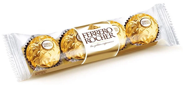 Цукерки Ferrero Rocher 50 г (4 цукерки)