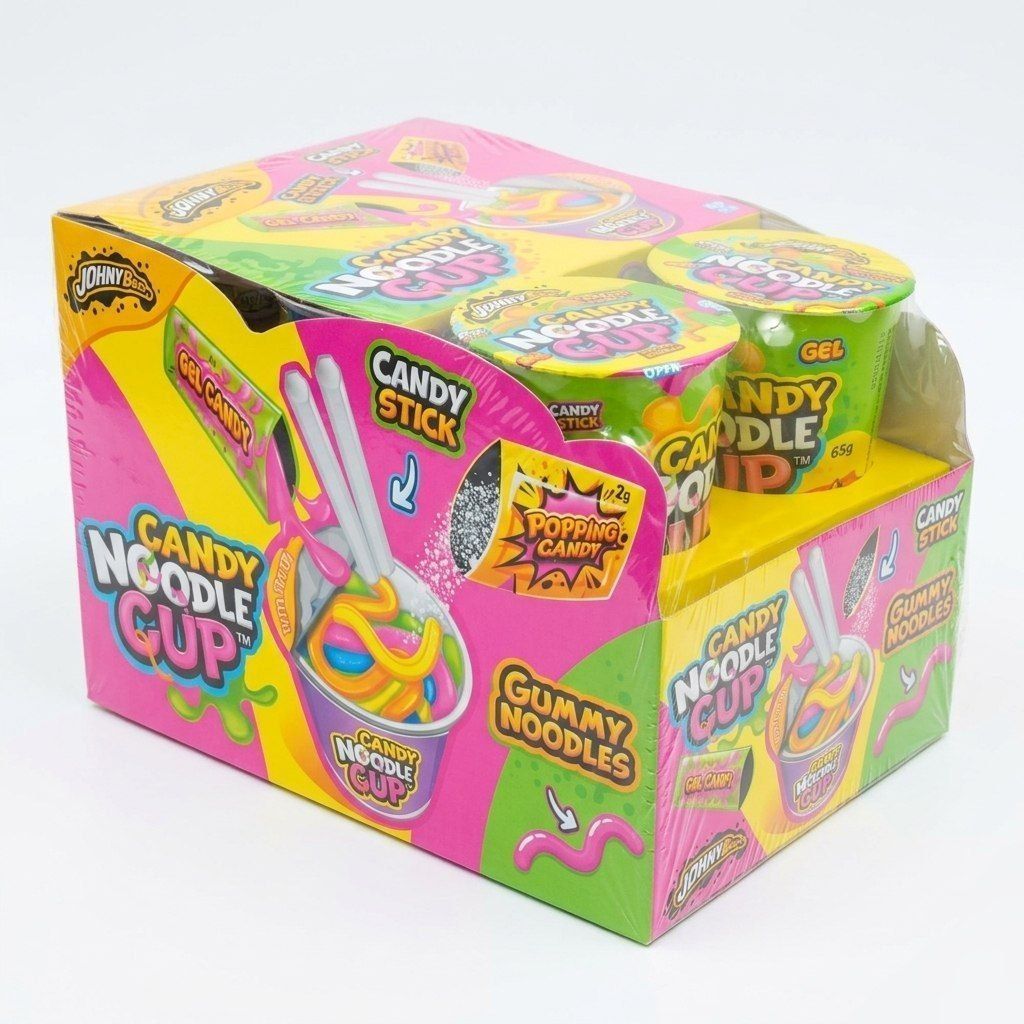Цукерка-іграшка &laquo;Candy Noodle Cup&raquo; (Цукеркова локшина), 65 г &mdash; Tutti Frutti СОЛОДКІ