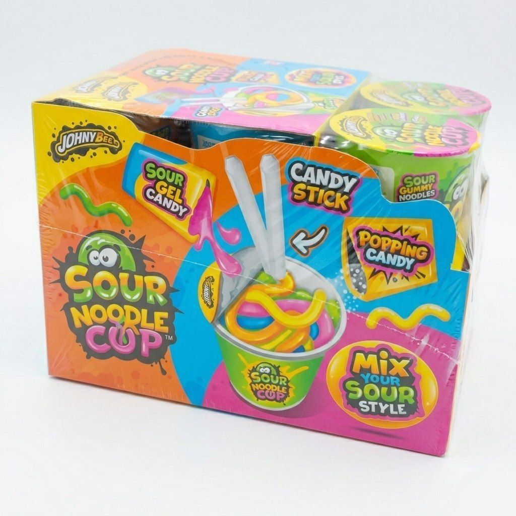 Цукерка-іграшка &laquo;Sour Noodle Cup&raquo; , 65 г &mdash; Tutti Frutti КИСЛА