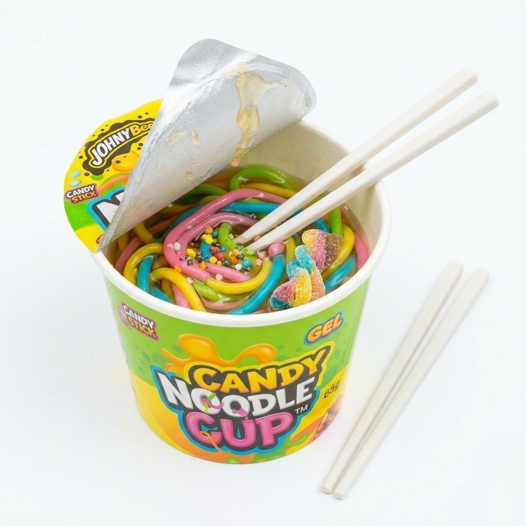 Цукерка-іграшка &laquo;Sour Noodle Cup&raquo; , 65 г &mdash; Tutti Frutti КИСЛА