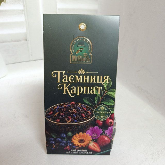 Чай Mr.Black чорний Таємниця Карпат, 90г