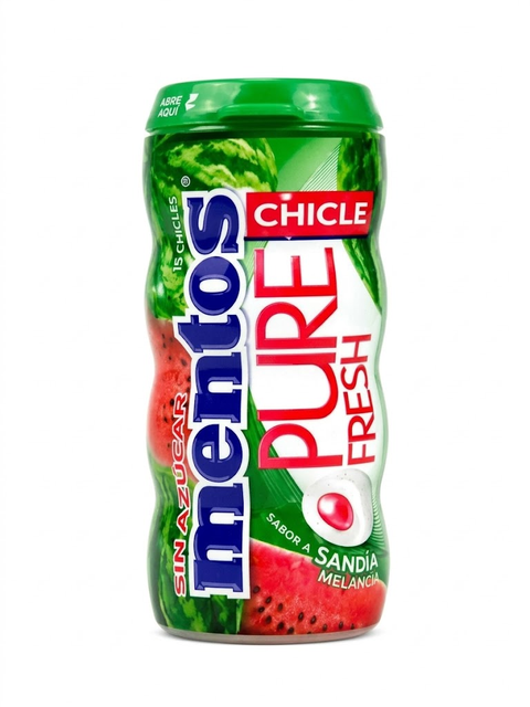 Жуйки Mentos Pure Fresh зі смаком кавуна 30 г (банка)