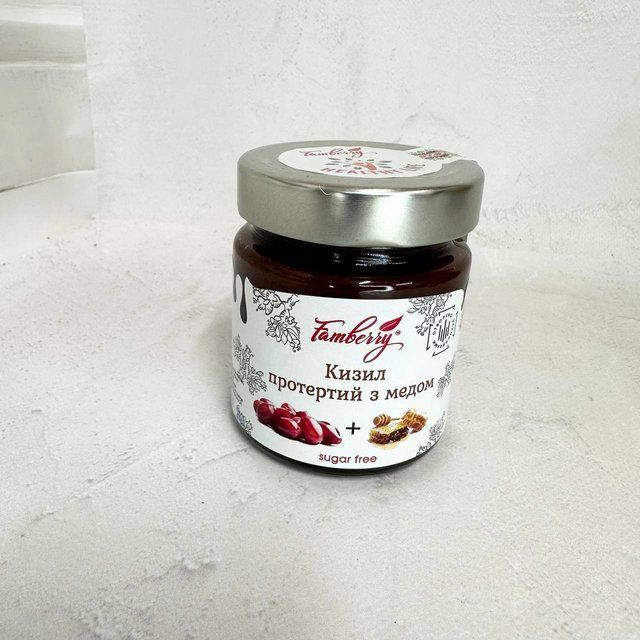 Кизил перетертий з медом