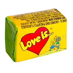 Жувальна гумка Love is кокос-ананас 1 шт