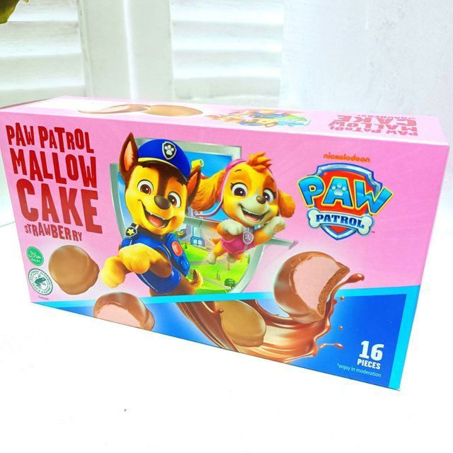 Полуничне печиво-суфле paw patrol 16 шт | 200 грам